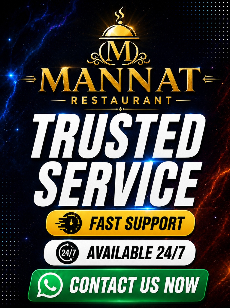 Mannat Restaurant — trusted service, fast support, available 24/7. Click to chat on WhatsApp.